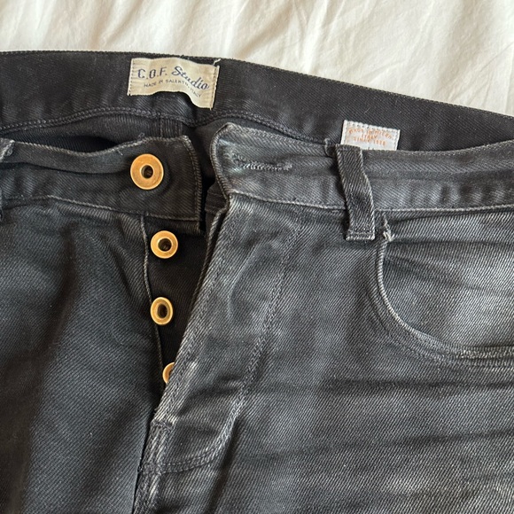 Well worn COF Studio black jeans slim 32 - Picture 3 of 6
